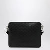 GUCCI Medium black GG Emblem shoulder bag