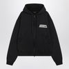 Balenciaga Black washed Masking Tape oversize hoodie