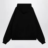 Balenciaga Oversized zip hoodie in black cotton