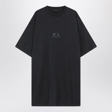  Balenciaga Black washed Loop Sports Icon Oversize T-shirt