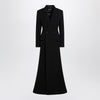 Balenciaga Long black wool-blend coat