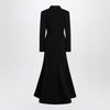 Balenciaga Long black wool-blend coat