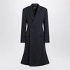 Balenciaga Navy blue Midi Godet wool coat