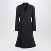 Balenciaga Navy blue Midi Godet wool coat