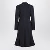 Balenciaga Navy blue Midi Godet wool coat