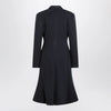 Balenciaga Navy blue Midi Godet wool coat