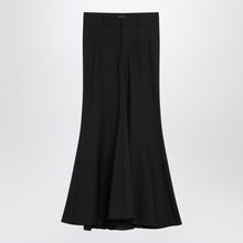  Balenciaga Black long wool skirt