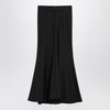 Balenciaga Black long wool skirt