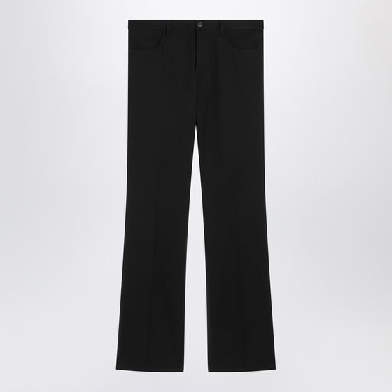 Balenciaga Black regular fit tailored trousers