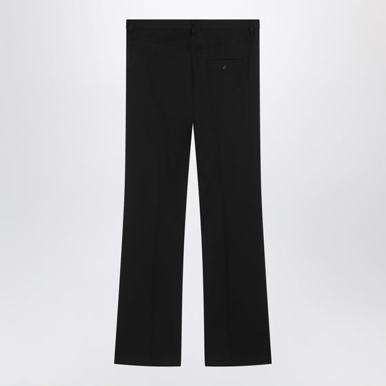 Balenciaga Black regular fit tailored trousers