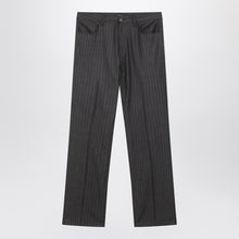  Balenciaga Grey pinstripe wool pants