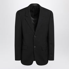  Balenciaga Black single-breasted wool jacket