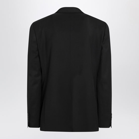 Balenciaga Black single-breasted wool jacket