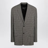 Balenciaga Khaki and brown gingham jacket