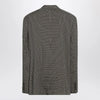Balenciaga Khaki and brown gingham jacket