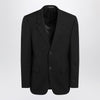 Balenciaga Single-breasted black wool jacket