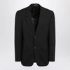 Balenciaga Single-breasted black wool jacket