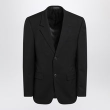  Balenciaga Single-breasted black wool jacket