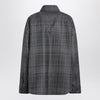 Balenciaga Grey wool tartan shirt jacket