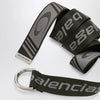 Balenciaga D-ring belt with loop sports icon motif