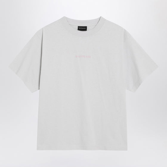 White Balenciaga Back Medium Fit T-shirt