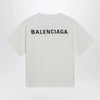 Balenciaga Back Medium Fit T-shirt in cream