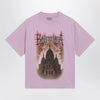 Balenciaga Women's Sacré Cœur T-shirt in jersey, old pink
