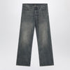 Balenciaga Loose washed jeans in blue/grey/yellow