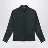 GUCCI Green GG jacquard silk shirt