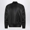 GUCCI Reversible bomber jacket in black/white mouliné fabric