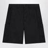 GUCCI Ink blue cotton twill shorts