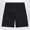 GUCCI Ink blue cotton twill shorts
