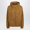 GUCCI Technical jacquard jacket with brown GG pattern