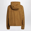 GUCCI Technical jacquard jacket with brown GG pattern