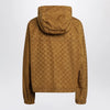 GUCCI Technical jacquard jacket with brown GG pattern