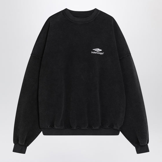 Balenciaga Faded black 3B Sports Icon crewneck sweatshirt