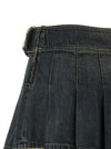 Balenciaga Buckle Pleated Skirt