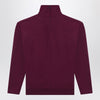 Saint Laurent Boxy purple cotton sweater