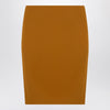 Saint Laurent Ochre yellow satin pencil skirt