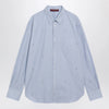 GUCCI Light blue striped cotton poplin shirt