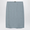 GUCCI Light blue GG jacquard silk skirt