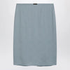 GUCCI Light blue GG jacquard silk skirt