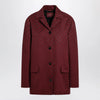 GUCCI Rosso Ancora GG-fabric jacket with crystals