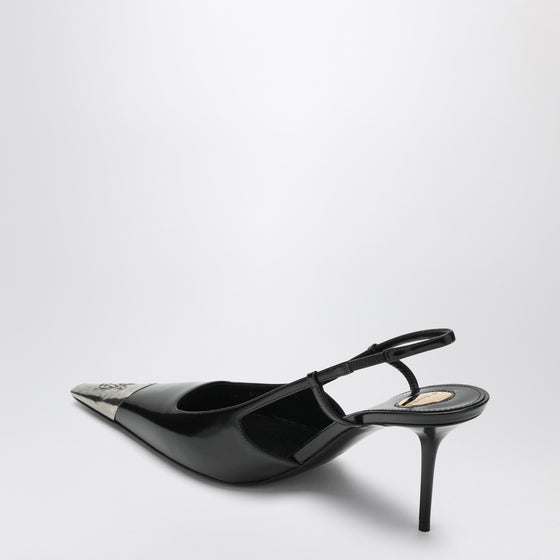 Saint Laurent Jeanne black patent leather pumps