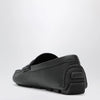 GUCCI Men's driver loafer in black leather with Web
