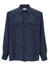 Saint Laurent Viscose And Silk Shirt