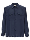 Saint Laurent Viscose And Silk Shirt