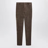 GUCCI Brown stretch velvet leggings