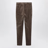 GUCCI Brown stretch velvet leggings