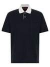 Gucci Contrast Collar Polo Shirt